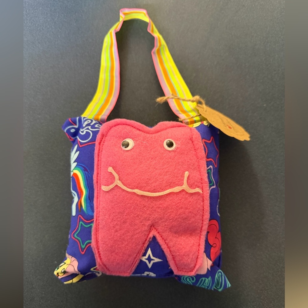 Colorful Tooth Fairy Pillow for Kids